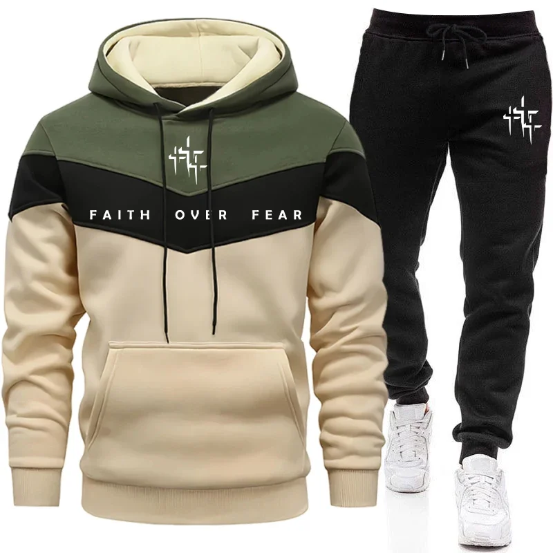 Men Shoes Joggers - Faith Over Fear trainingspak voor heren,