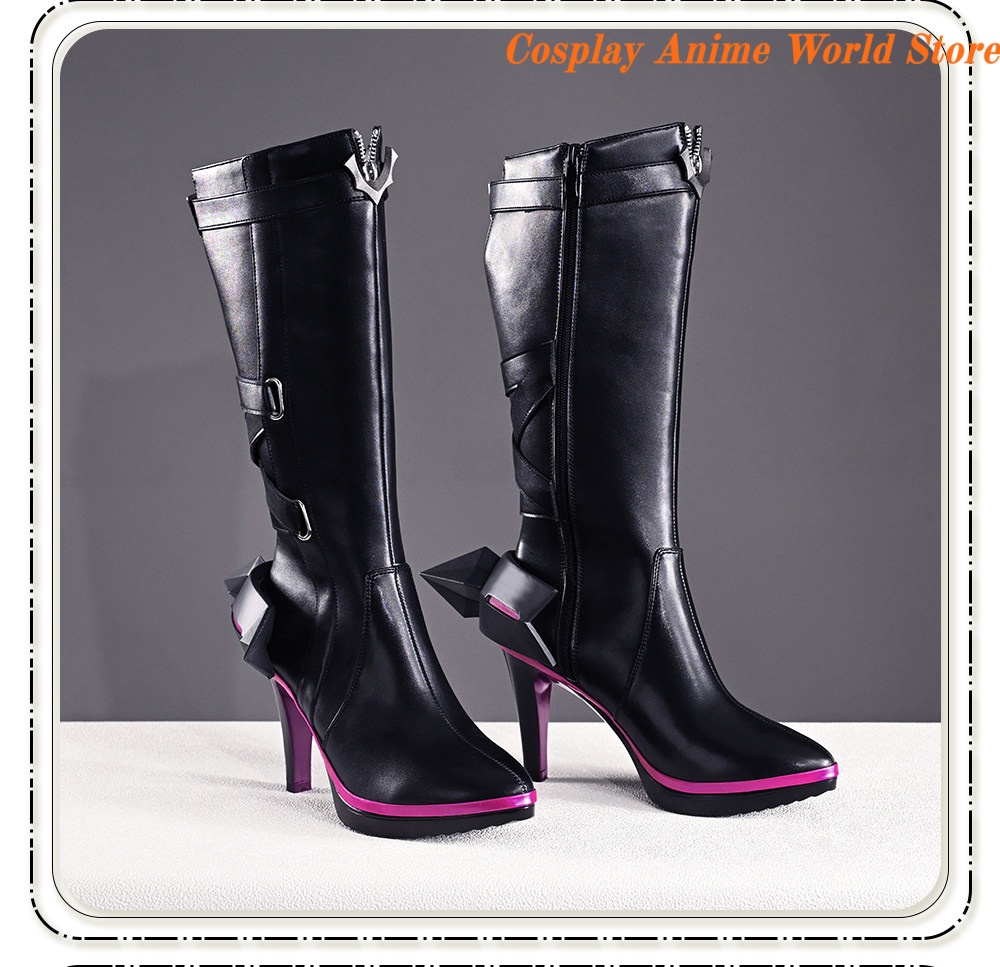 Shoes Heels Men - Laevatain Cosplay Schoenen Arknights Endfield Game