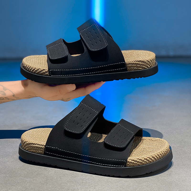 Men'S Shoes Birkenstock - Heren enkelband geweven slippers, zomer nieuw,