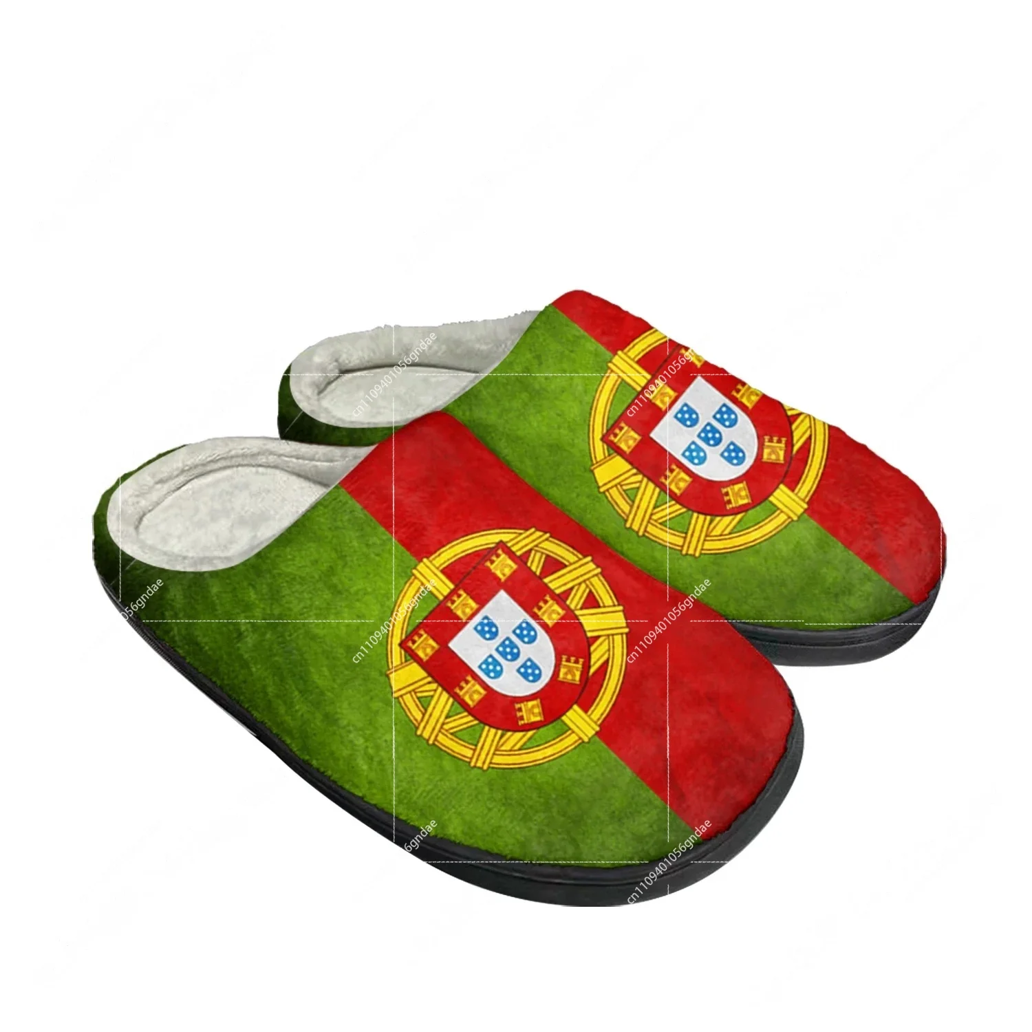 Men Shoes On Sale - Portugal Vlag Home Katoen Aangepaste Slippers