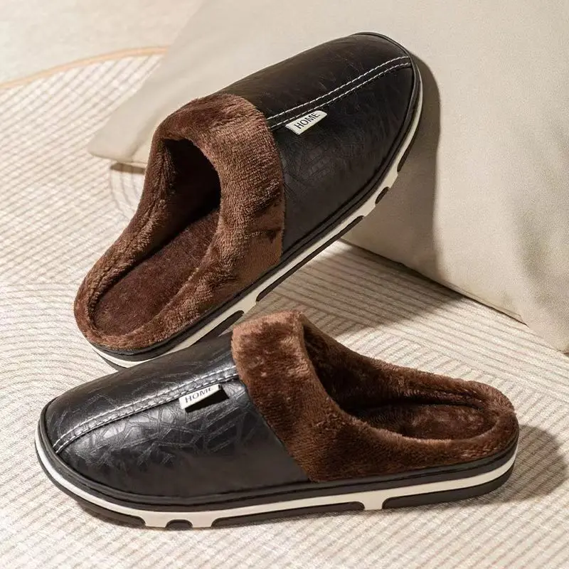 Men'S Shoes Qn - Grote maten winterpantoffels voor heren, binnen,