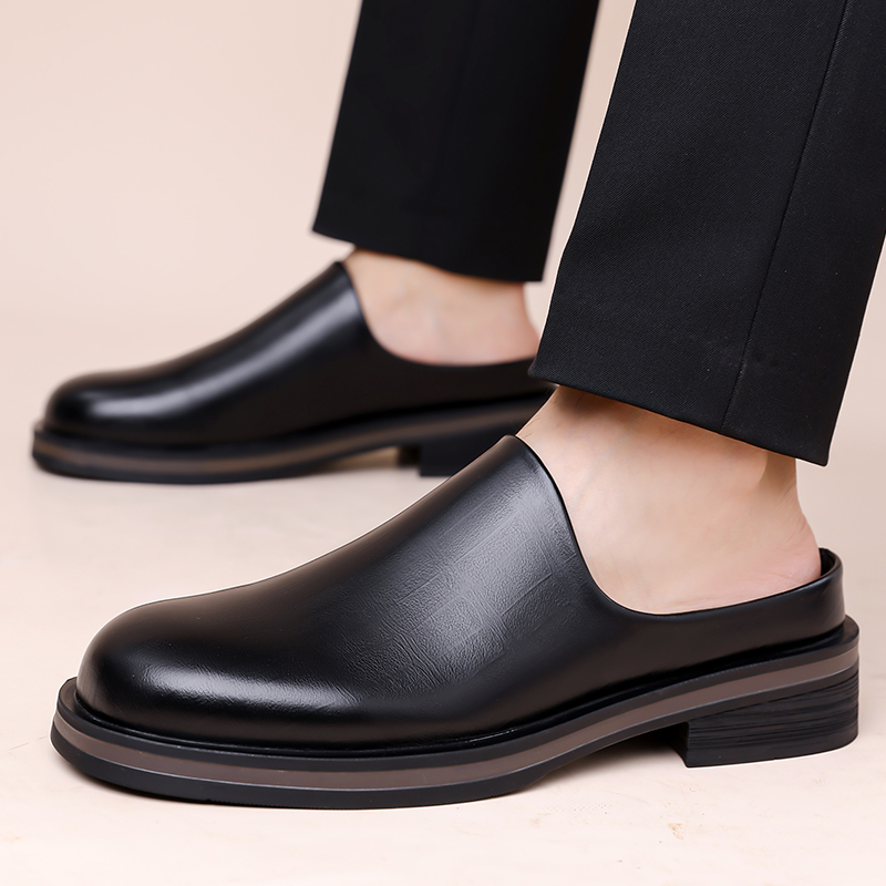 Men'S Shoes Qn - Heren instappers, dikke zool, glanzende casual