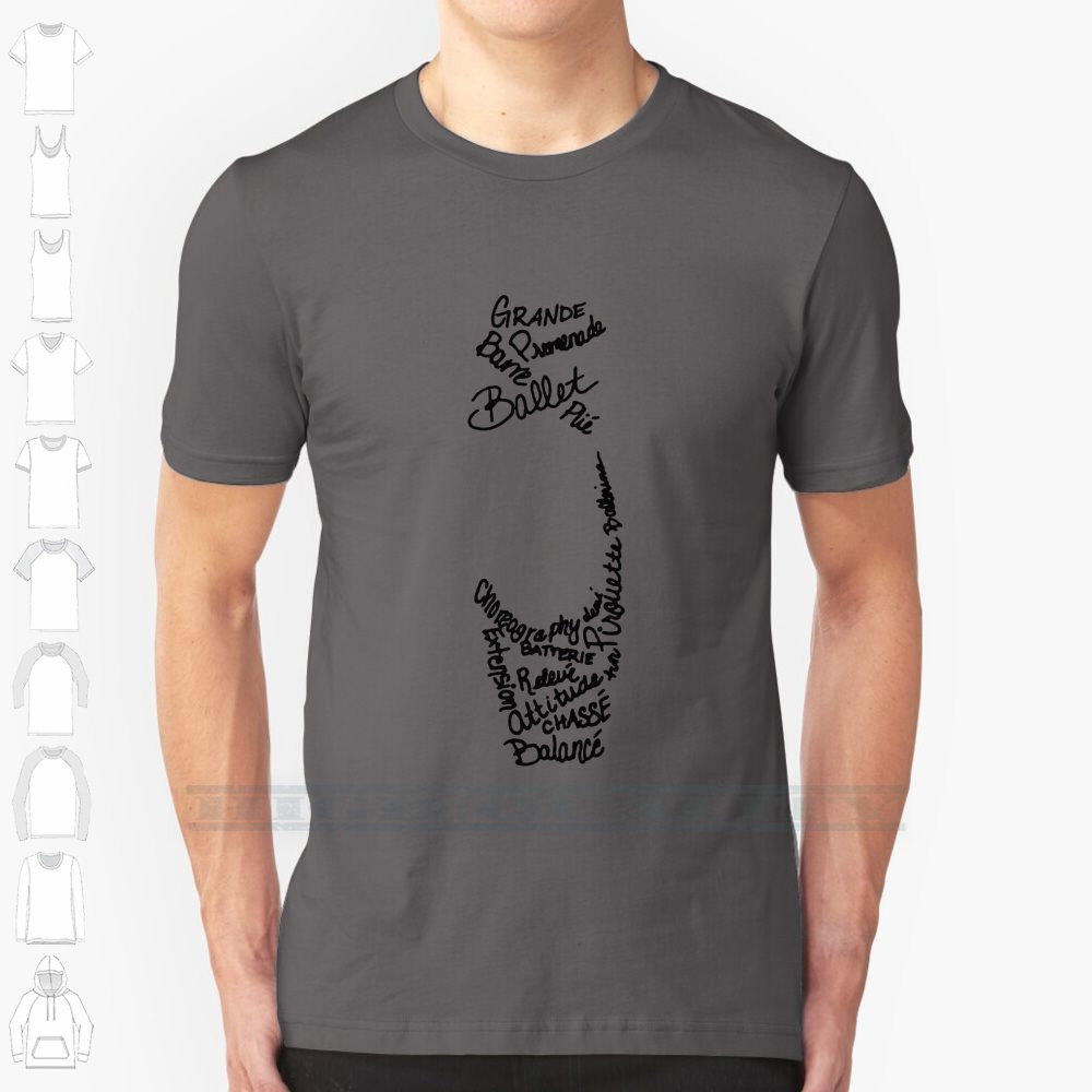 Men Shoes Quotes - Pointe Schoen Balletshirt 100% Katoenen T-Shirt