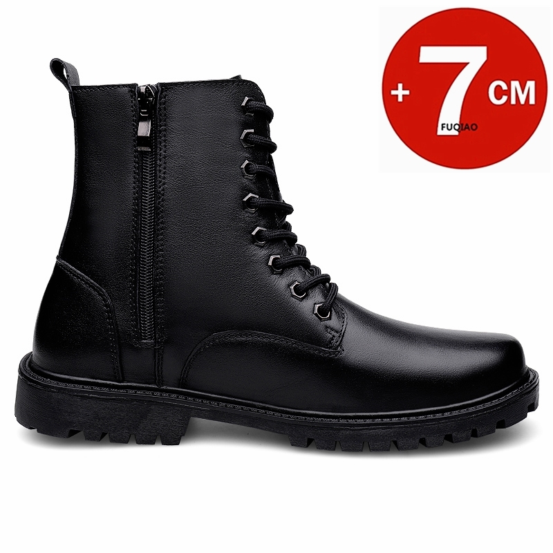 Heren lederen verhogende laarz - Men'S Shoes Qn recensie en prijs