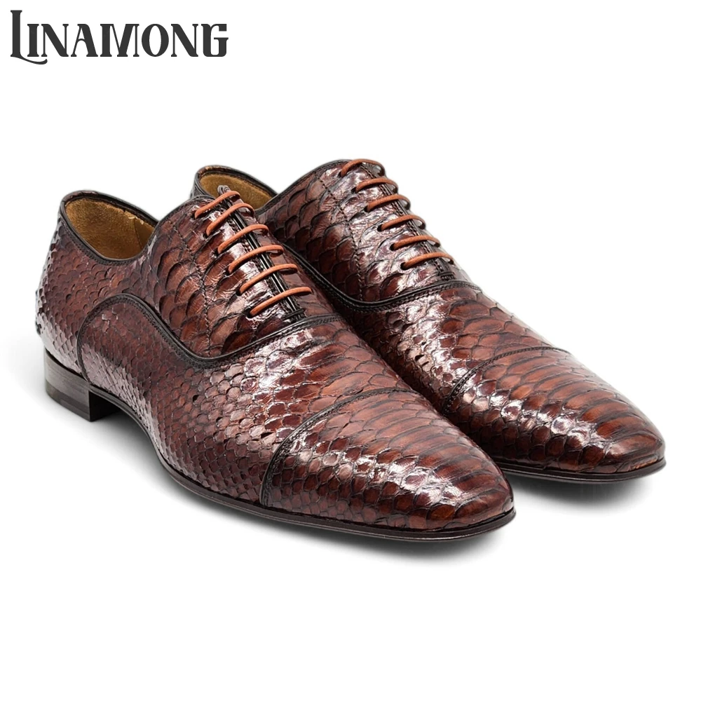 Bruine Oxford-schoenen van imi - Men'S Shoes Limited Edition recensie en prijs