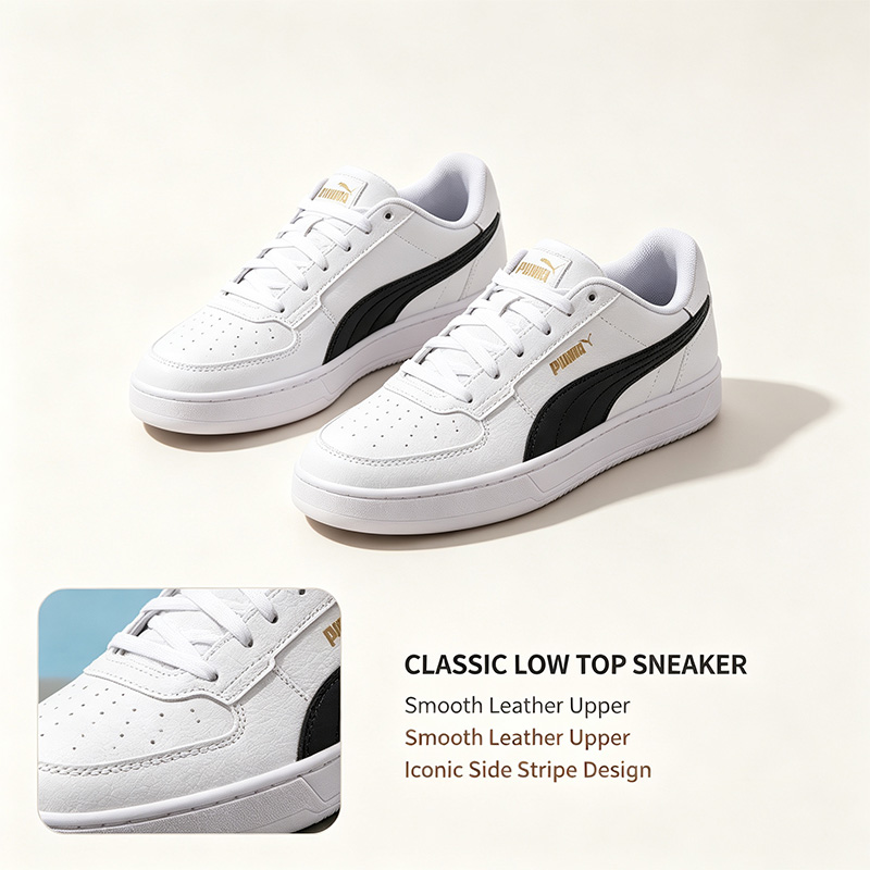 PUMA Heren Wit Zwart Lage Snea - Men'S Shoes Puma Sneakers recensie en prijs