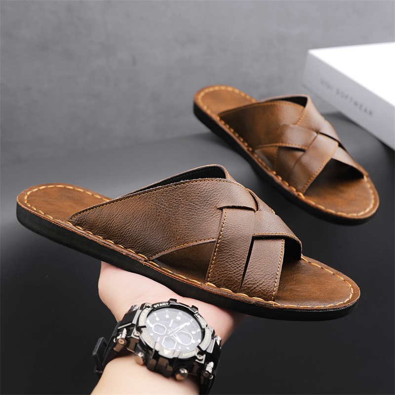 Echt leer Heren Casual Sandale - Men'S Shoes Qn recensie en prijs
