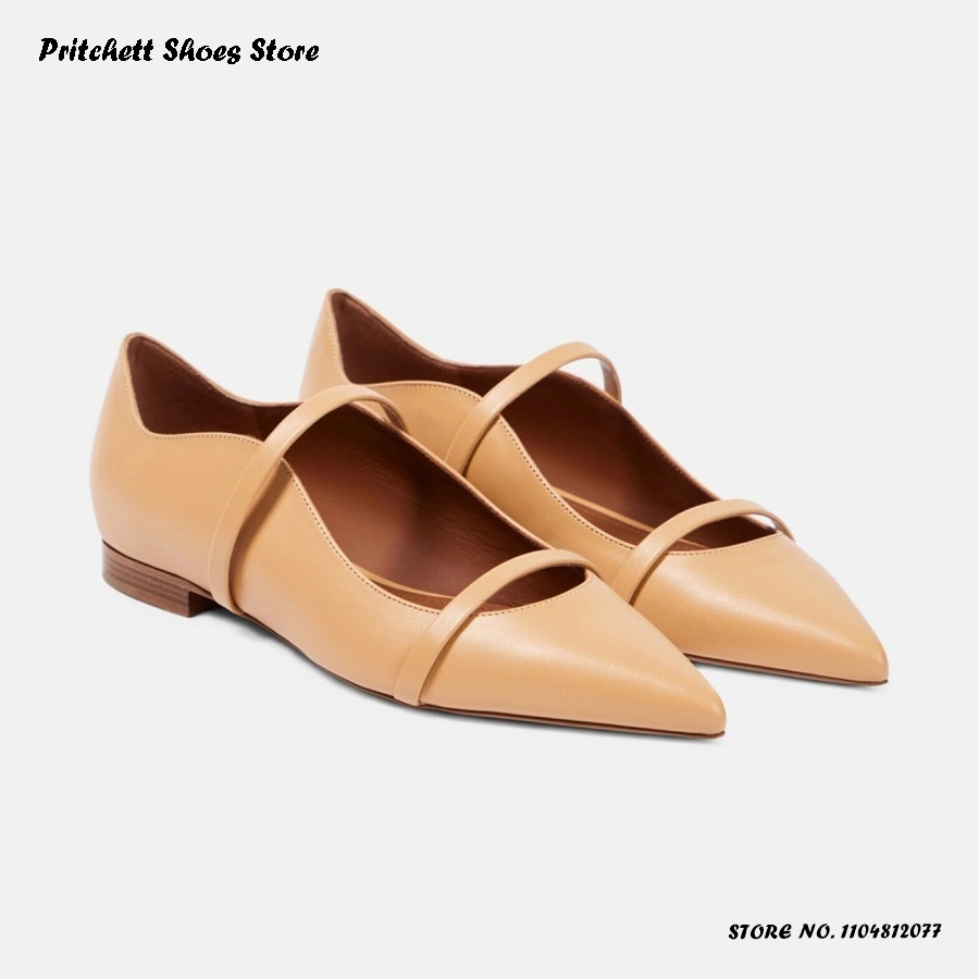 Dames Leren ballerina's met du - Shoes Heels Men recensie en prijs