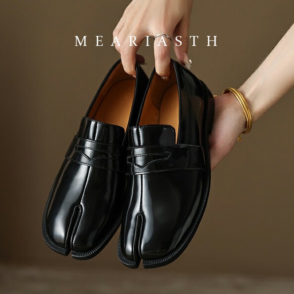 zwarte Tabi-schoenen met gespl - Men'S Shoes Qn recensie en prijs
