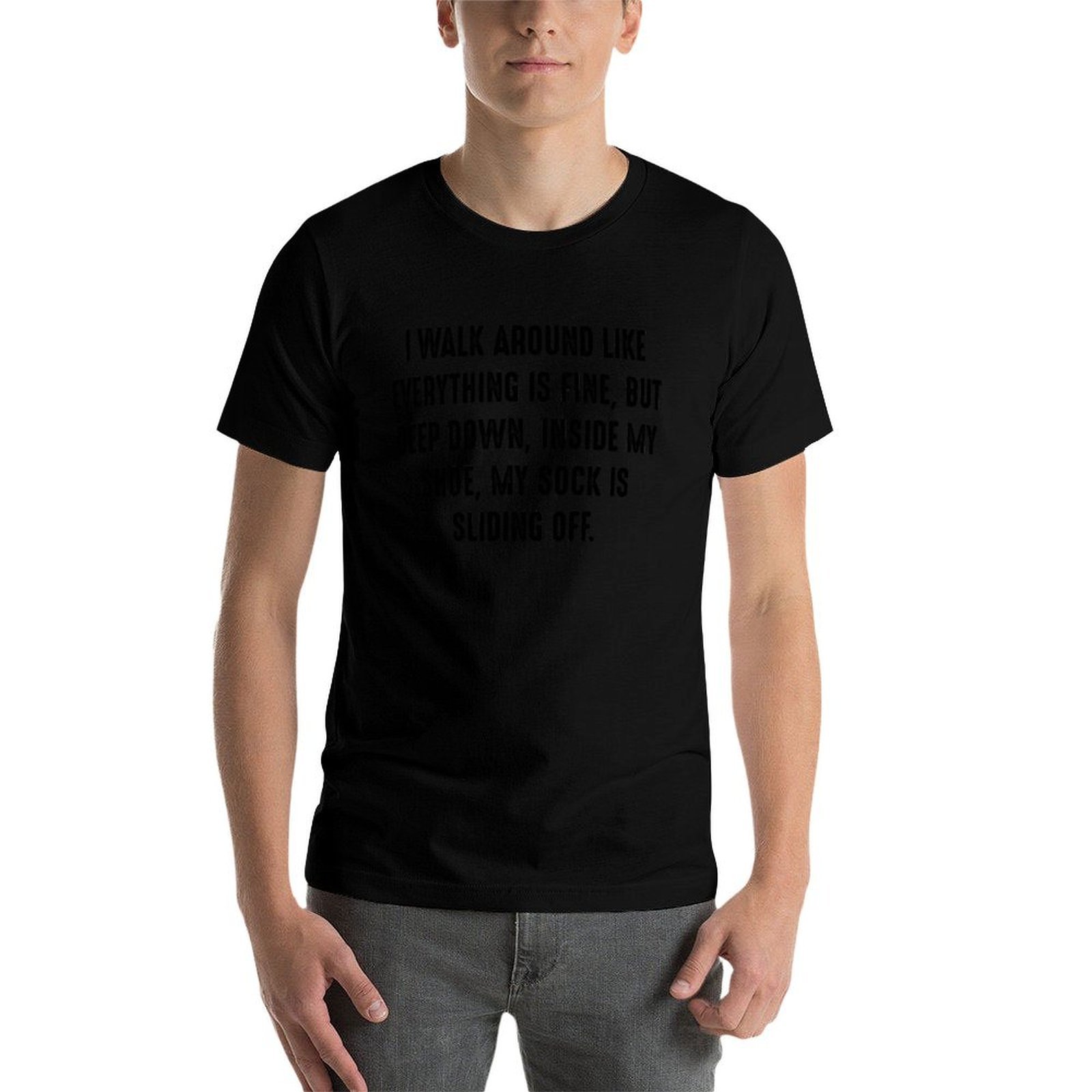 Grappig citaat 6 - Ik loop ron - Men Shoes Quotes recensie en prijs