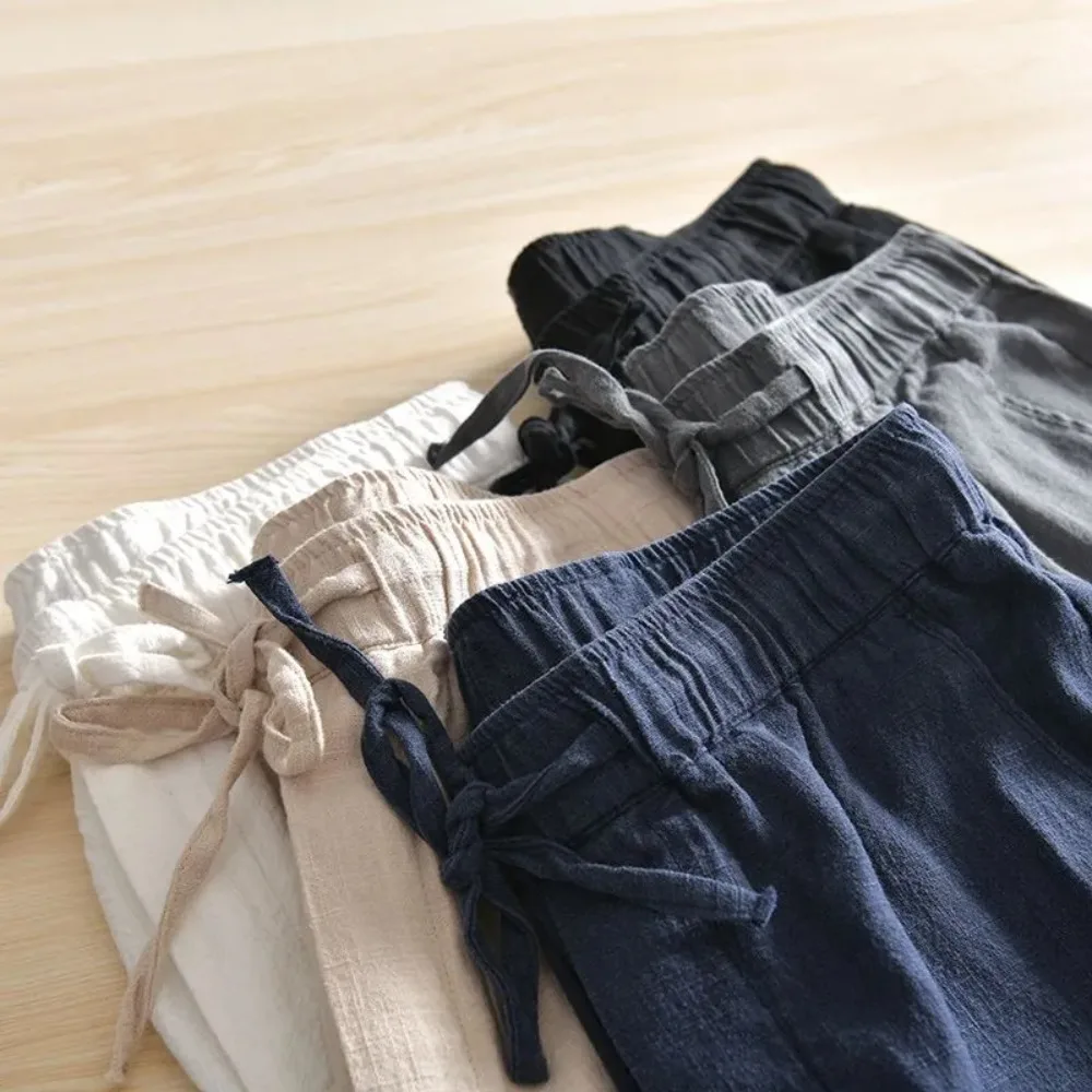 Heren katoenen linnen casual b - Men Shoes Joggers recensie en prijs