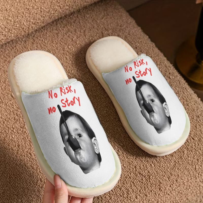 Risk Quote Luxe Pluche Pantoff - Men Shoes Quotes recensie en prijs