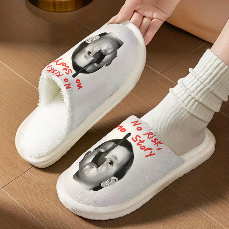 Risk Quote Luxe Pluche Pantoff - Men Shoes Quotes recensie en prijs